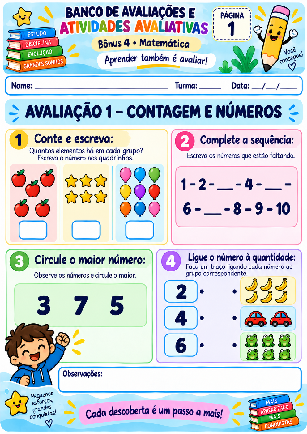 Prévia real do Bônus 4 - Banco de Avaliações
